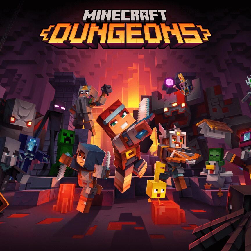 Official Minecraft Dungeons key art