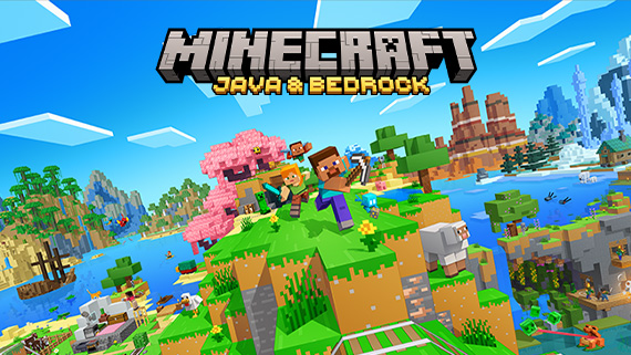 Official Minecraft Bedrock Edition key art